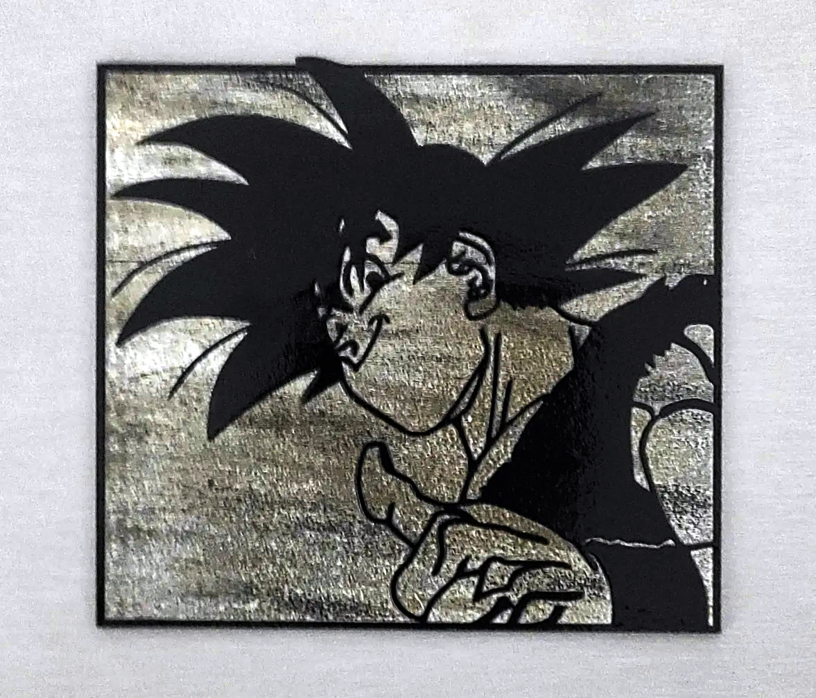 Peça LaserCrafts: Dragon Ball -  Goku — porque até a madeira se rende ao Rei dos Saiyajins. — Técnica Anime, Desenhos Animados,Dragon Ball,Goku,Madeira Com Alma,Arte Que Respira,Nao E Gravacao E Forja