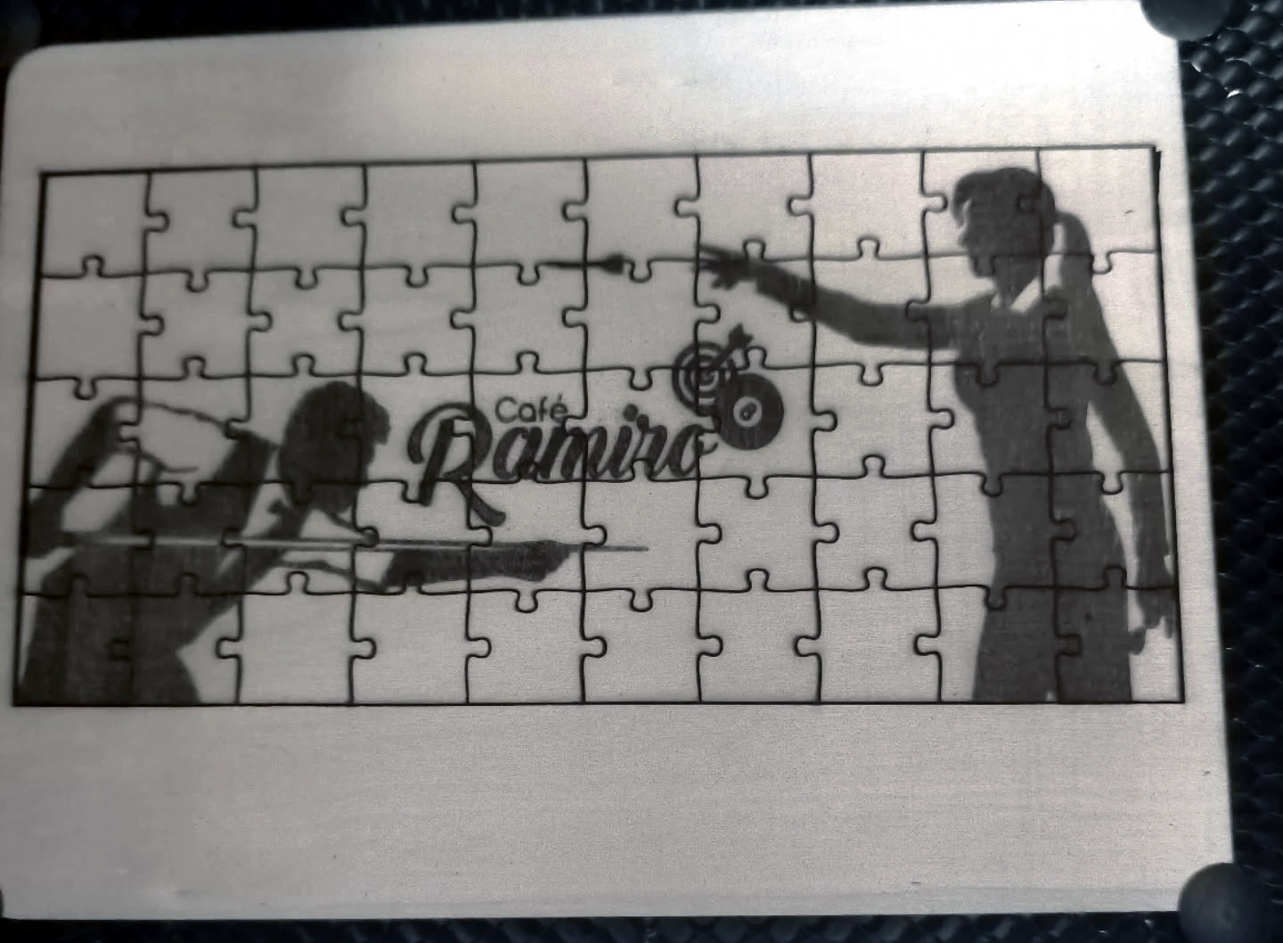 Peça LaserCrafts: Puzzles - Personalizados — Técnica Puzzle, Quebra-Cabeças, Madeira, Personalizado, Diversos, Leiria, Arte, Portugal, Café, Snooker